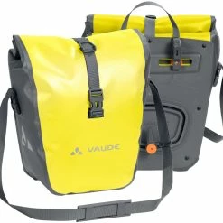 Vaude - Aqua Front - Paire De Sacoches Vélo Pour Roue Avant -Accessoires VAE Soldes Vaude Aqua Front pour Velo electrique bleu dos 3840x2160
