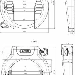 ABUS - Antivol De Cadre 4750 X / XL -Accessoires VAE Soldes abus antivol cadre 4750 x xl 3 3840x2160