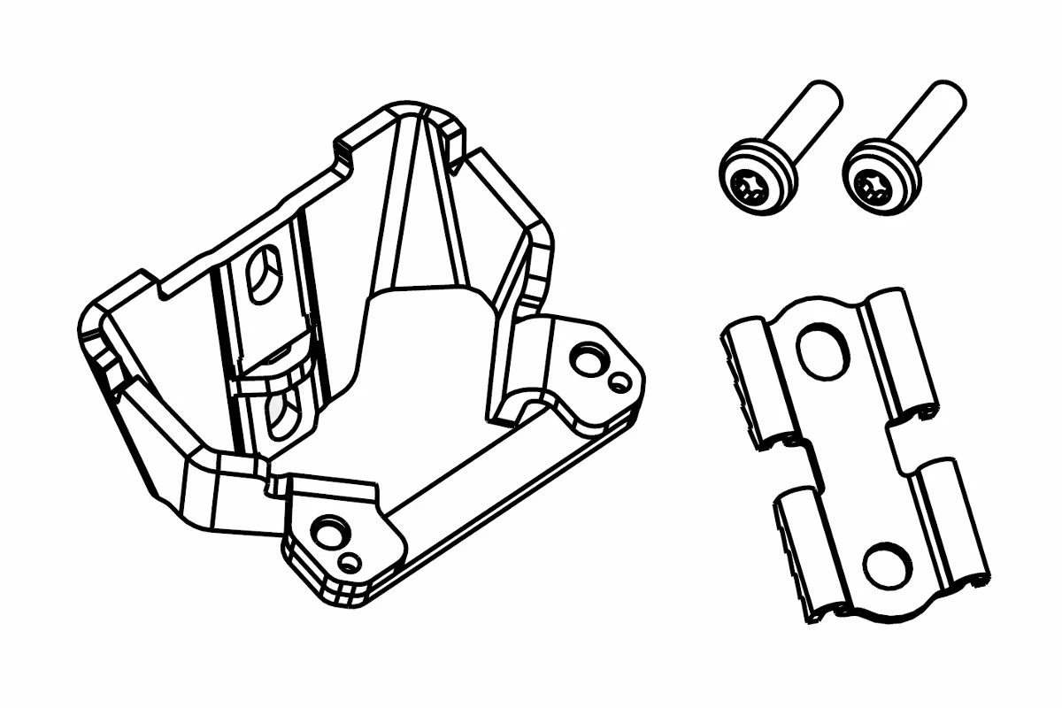 Bosch EBike - Kit Adaptateur De Support Pour Batterie De Cadre Classic Line 1 Bosch EBike - Kit Adaptateur De Support Pour Batterie De Cadre Classic Line