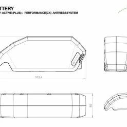 E-Bike Vision - EBV Batterie De Cadre Compatible Bosch Active (Plus) / Performance (CX) 36 V -Accessoires VAE Soldes e bike vision batterie de cadre compatible bosch active performance 2 3840x2160