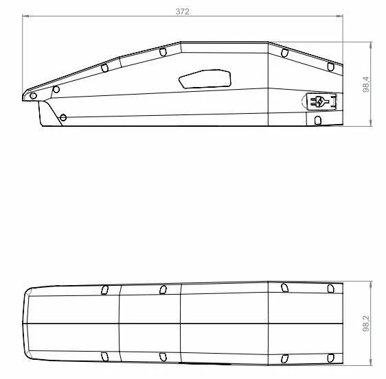 E-Bike Vision - EBV Batterie De Cadre Compatible Yamaha (PW / ST / TE / CE) 36 V 2 E-Bike Vision - EBV Batterie De Cadre Compatible Yamaha (PW / ST / TE / CE) 36 V – Image 2