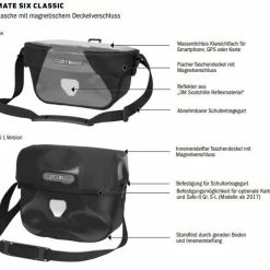 Ortlieb - Sacoche De Guidon Ultimate Six Classic 5L -Accessoires VAE Soldes ortlieb sacoche guidon ultimate sic classic 5 l 13 3840x2160