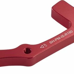 Reverse Components Reverse - Adaptateur De Frein PM Shimano Arrière 180mm Pour Cadre IS -Accessoires VAE Soldes reverse adaptateur frein pm shimano arriere 180 mm cadre is rouge 3840x2160