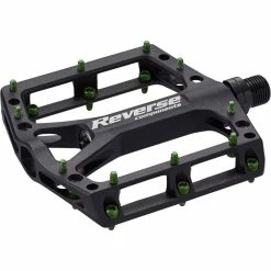 Reverse Components Reverse - Pédales VTT Black ONE - 1 X Paire 11 Reverse Components Reverse - Pédales VTT Black ONE - 1 X Paire -Accessoires VAE Soldes reverse pedales vtt black one noir vert clair 3840x2160
