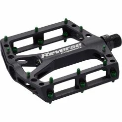 Reverse Components Reverse - Pédales VTT Black ONE - 1 X Paire 9 Reverse Components Reverse - Pédales VTT Black ONE - 1 X Paire -Accessoires VAE Soldes reverse pedales vtt black one noir vert 3840x2160
