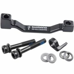 Shimano - Adaptateur De Frein à Disque (étrier De Frein PM Pour Fourche/cadre PM - De 180mm à 203 Mm