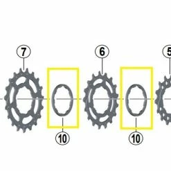 Shimano - Bague D'espacement Y1VN0500 Pour Cassettes Deore XT CS-M8000 Et SLX CS-M7000 5 Shimano - Bague D'espacement Y1VN0500 Pour Cassettes Deore XT CS-M8000 Et SLX CS-M7000 -Accessoires VAE Soldes shimano entretoise y1vn0500 2 3840x2160